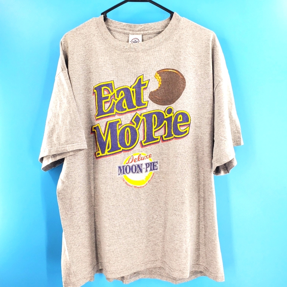 "Eat Mo' Pie" Moonpie crewneck t-shirt XL NWOT